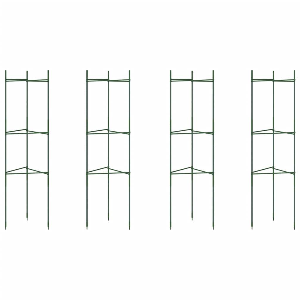 Vidaxl - Cages à tomates 4 pcs 116 cm acier et PP vidaXL 3281483 - Image 2