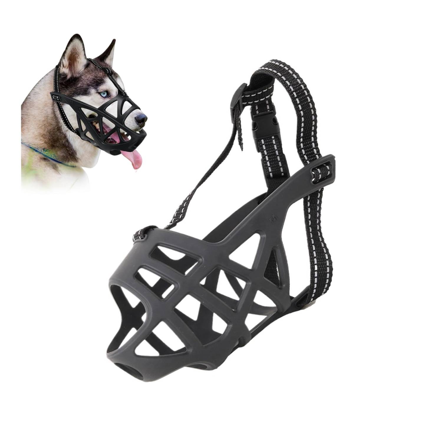 DtopbuyAge - Muselière Respirante Grand Chien - Confortable DtopbuyAge