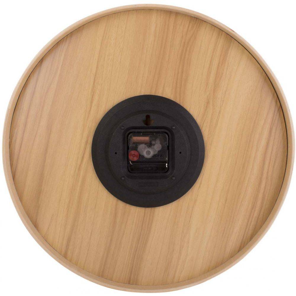 Karlsson - Horloge ronde en bois Pure  40 cm Noir - Imagen 4
