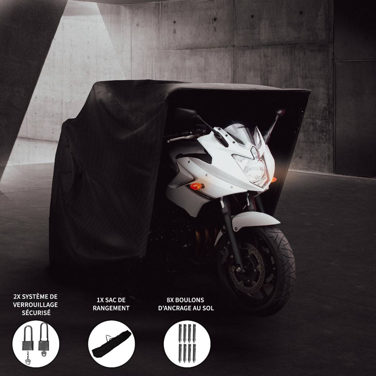 Monstershop - Tente de Rangement pour Moto XL - Imagen 3
