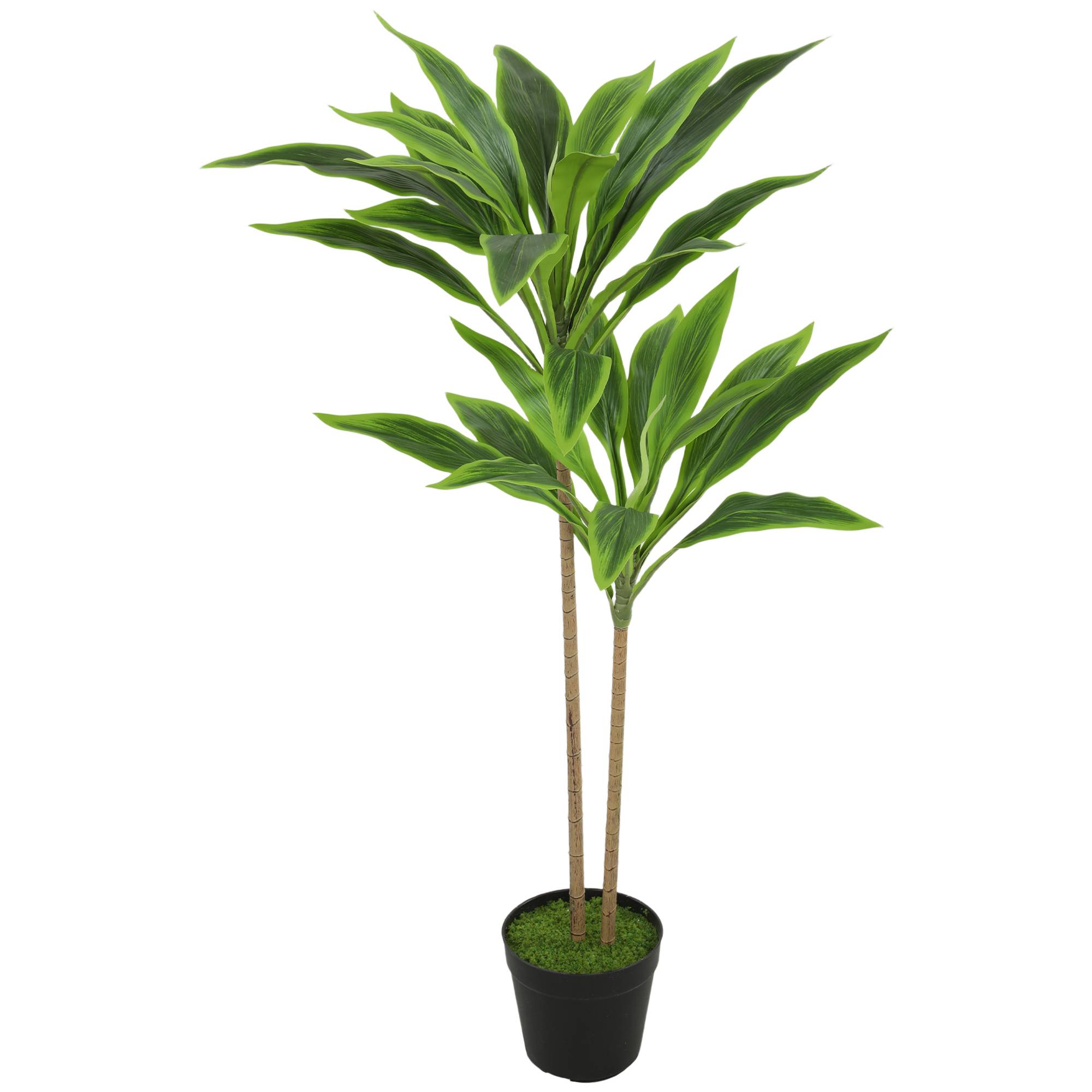 Cordyline artificielle 29 feuilles, branches pliables, vert - Image 2