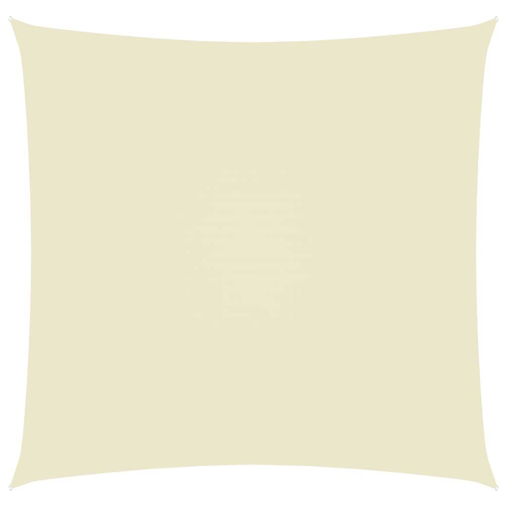 Helloshop26 - Voile toile d'ombrage parasol tissu oxford carré 5 x 5 m crème - Imagen 1