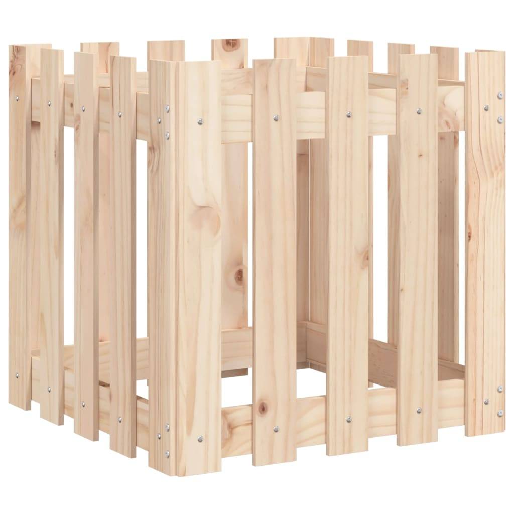 Prolenta Premium - Jardinière bois marron 50 x 50 x 50 cm - Prolenta premium p320.5 - Image 1