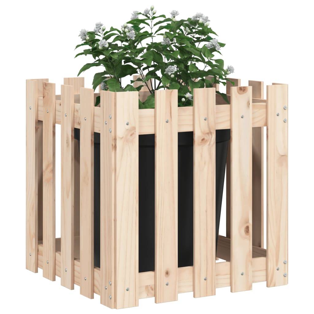 Prolenta Premium - Jardinière bois marron 50 x 50 x 50 cm - Prolenta premium p320.5 - Image 3