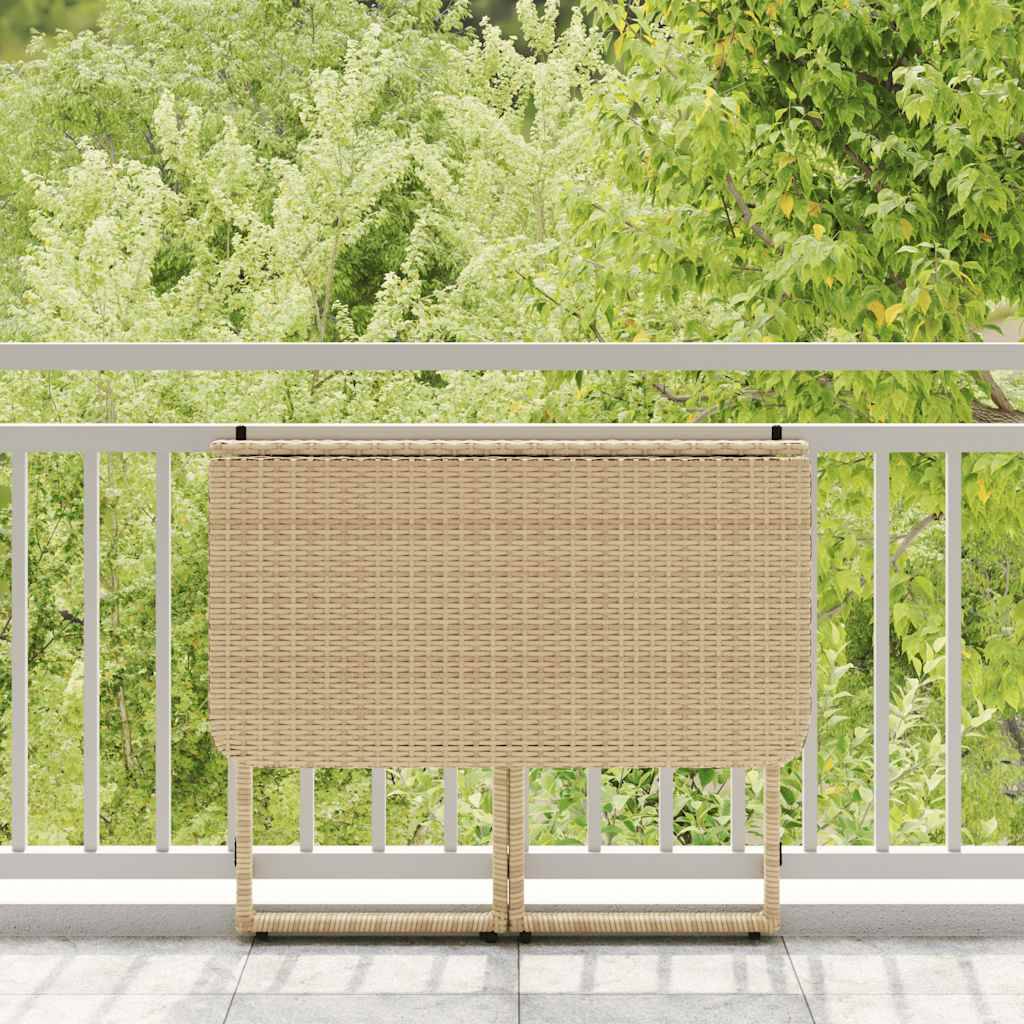 Prolenta Premium - Table bois composite Prolenta Naturel 90 X 75 X 7 cm - P95086N - Image 3
