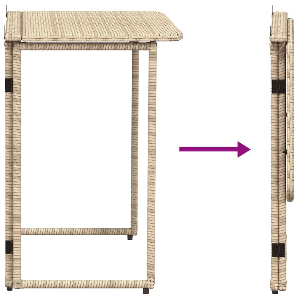 Prolenta Premium - Table bois composite  Prolenta Naturel  90 X 75 X 7 cm  - P95086N - Image 7