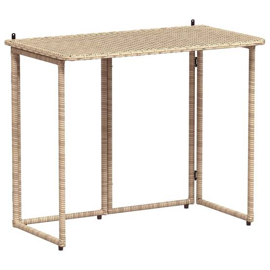 Prolenta Premium - Table bois composite Prolenta Naturel 90 X 75 X 7 cm - P95086N - Image 2