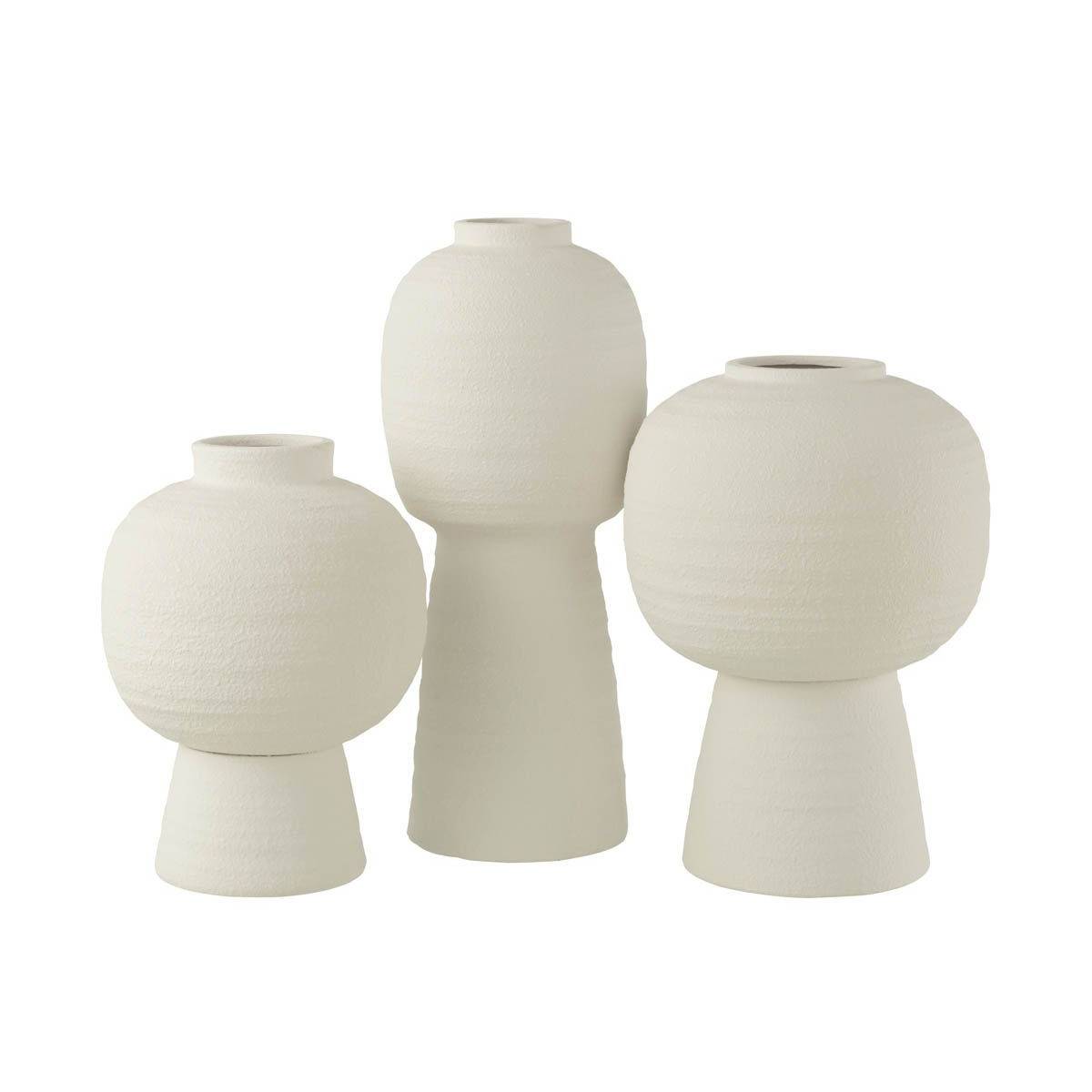 Vase Lanterne Déco "Russel" 50cm Blanc - Image 2