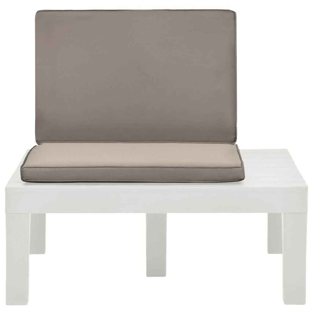 Prolenta Premium - Chaises de jardin plastique blanc 78 x 78 x 70 cm - Prolenta premium p3240.8 - Image 3