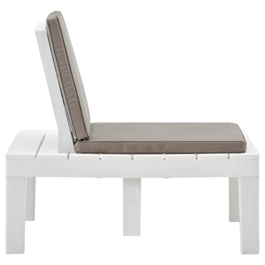 Prolenta Premium - Chaises de jardin plastique blanc 78 x 78 x 70 cm - Prolenta premium p3240.8 - Image 5