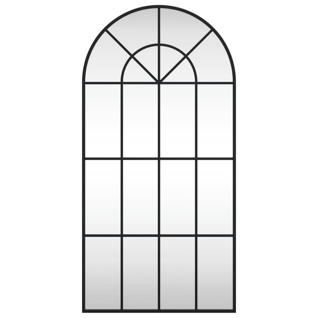 Maison Chic - Miroir mural noir 50x100 cm arche fer Maison Chic - Image 3