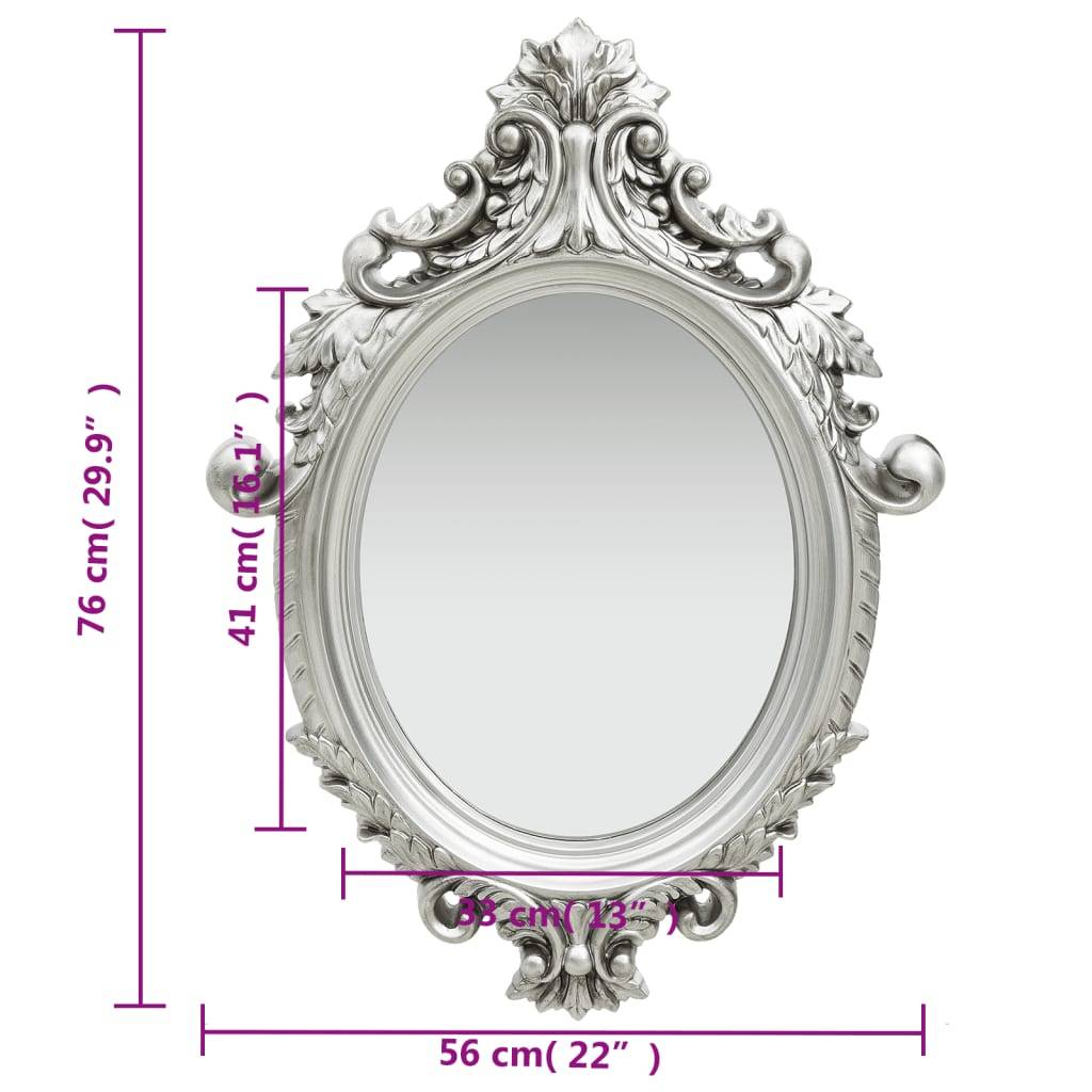 Prolenta Premium - Miroir Dorthan Argenté 56 X 76 cm - P87209A - Image 5
