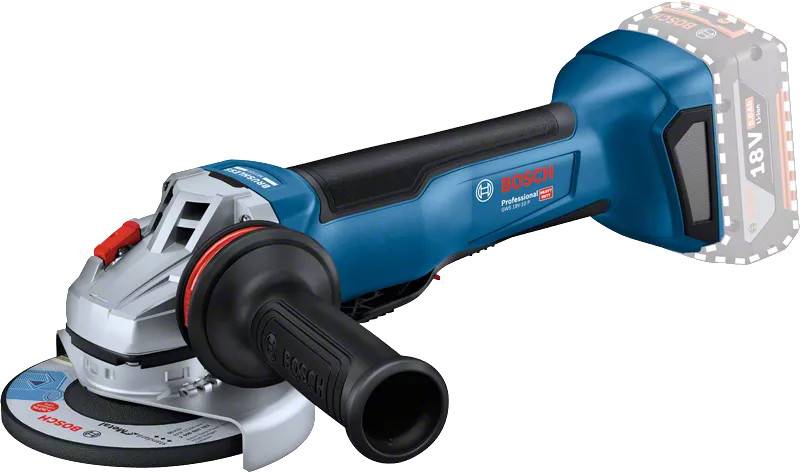 Bosch - Meuleuse d'angle 18 V GWS 18V-10 P Professional 125 mm + 2 batteries 5 Ah + chargeur L-Boxx BOSCH 06019J4101 - Image 2