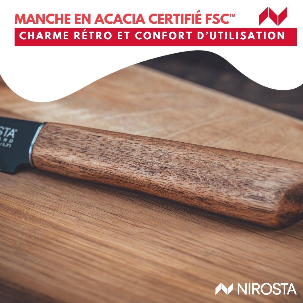 Couteau à légumes 19,5 cm Nirosta Flow - Image 6