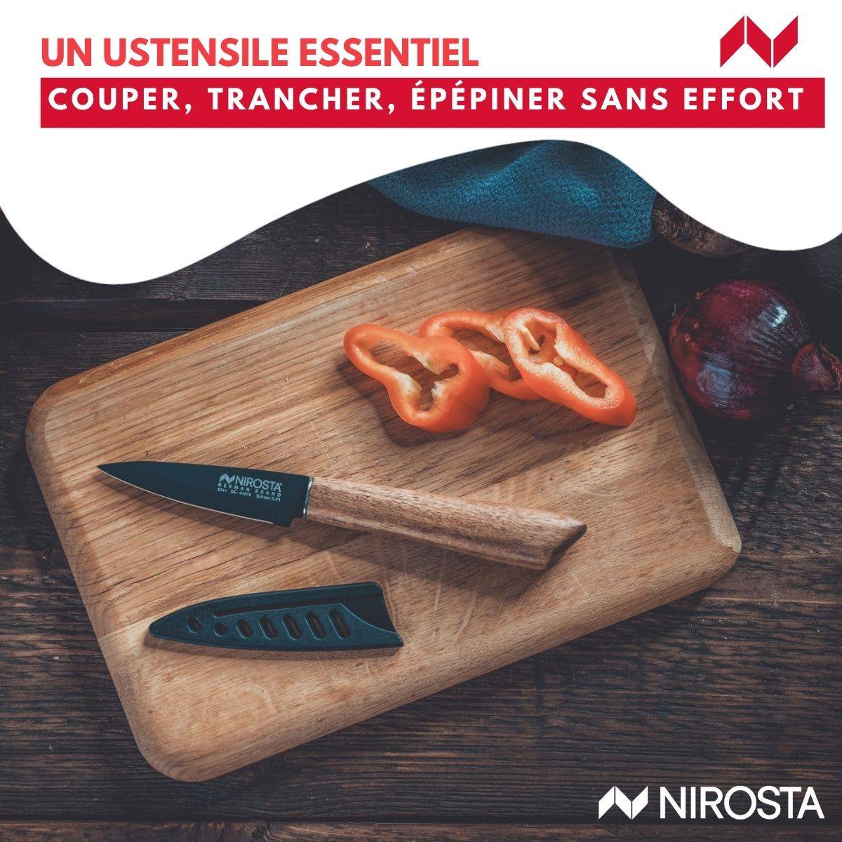 Couteau à légumes 19,5 cm Nirosta Flow - Image 4