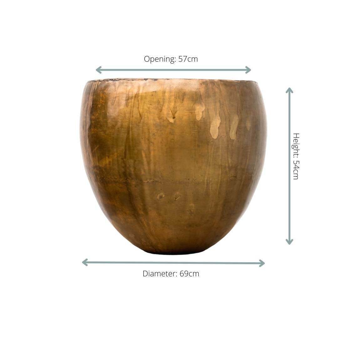 Pot Fabien Camel 69cm- La Green Touch - Imagen 2