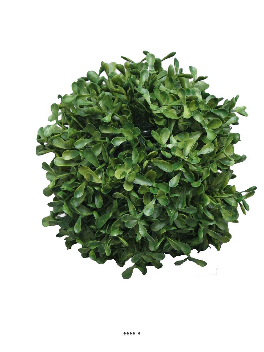 Artificielles - Boule de buis factice feuilles PE protection UV H 15 cm Vert - BEST - dimhaut: H 15 cm - couleur: Vert - Imagen 2