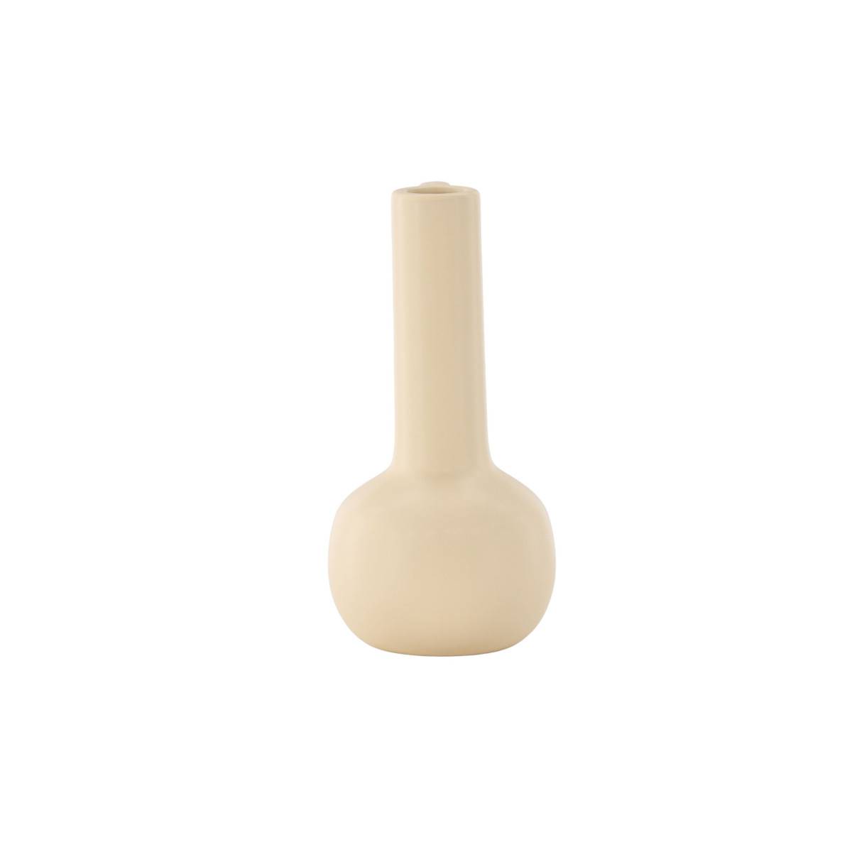 Vase Design en Céramique "Allis" 36cm Jaune - Image 3