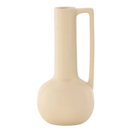 Vase Design en Céramique "Allis" 36cm Jaune - Image 1