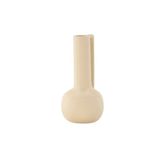 Vase Design en Céramique "Allis" 36cm Jaune - Image 4