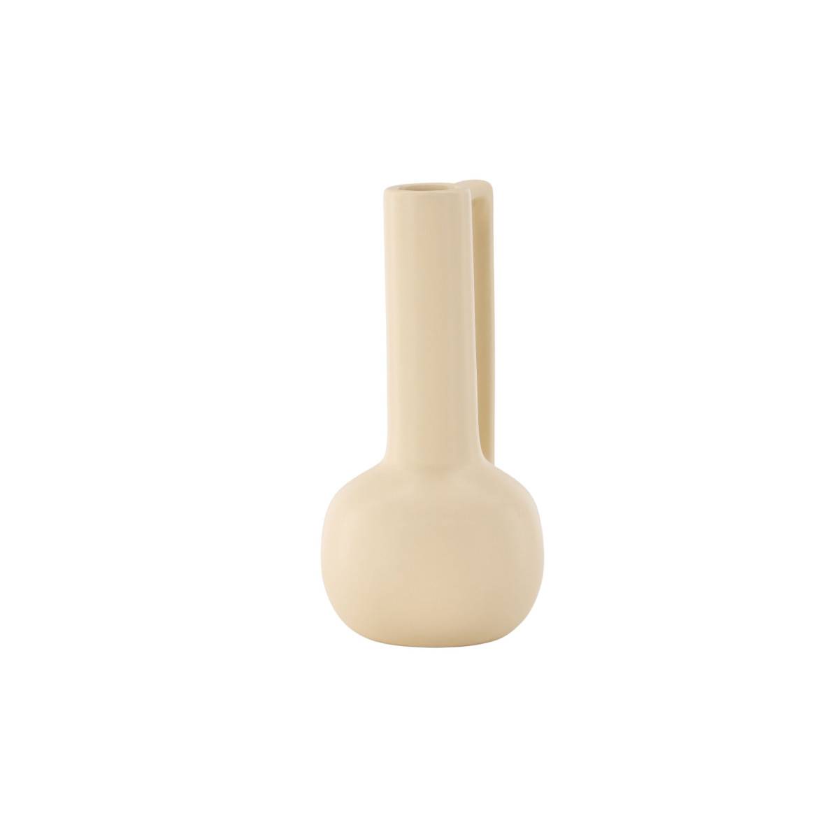 Vase Design en Céramique "Allis" 36cm Jaune - Image 4