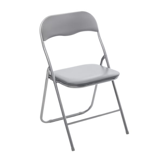 Chaise pliante basic gris 5five - Image 1