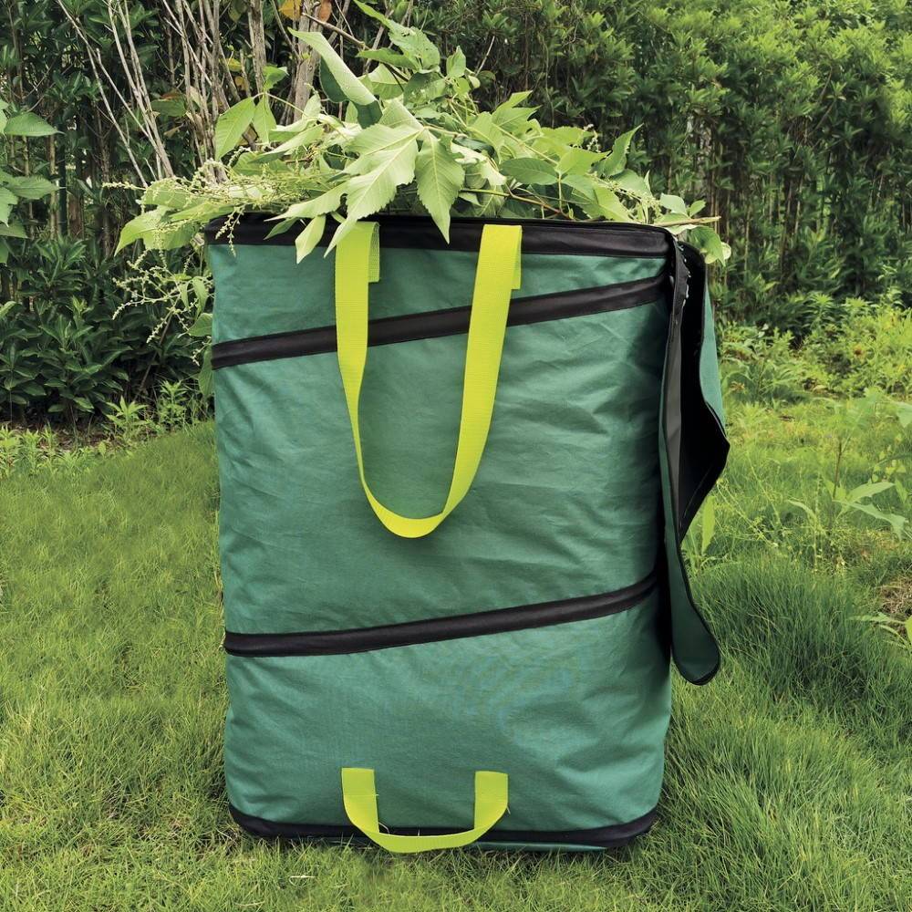 Nortène - Sac Pop Up carré 125 L - 50 x 50 x 50 cm - Vert Nortene