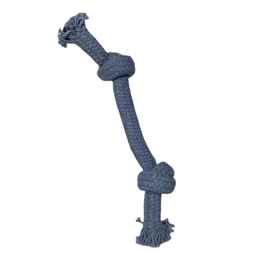 Corde COSMIC  2 nœuds, taille ø 2 cm x 25 cm, jeux pour chien. - Imagen 3