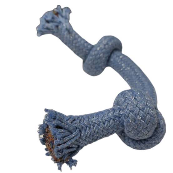 Corde COSMIC 2 nœuds, taille ø 2 cm x 25 cm, jeux pour chien. - Image 2