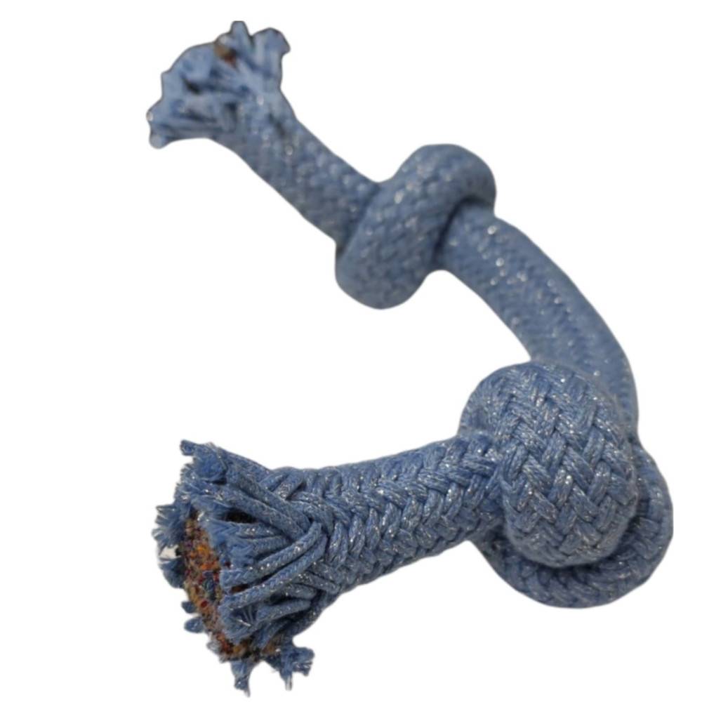 Corde COSMIC  2 nœuds, taille ø 2 cm x 25 cm, jeux pour chien. - Imagen 2