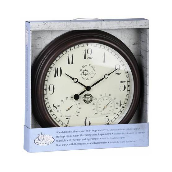 Esschert Design - Horloge thermomètre Hygromètre 38cm - Esschert Design - Image 4