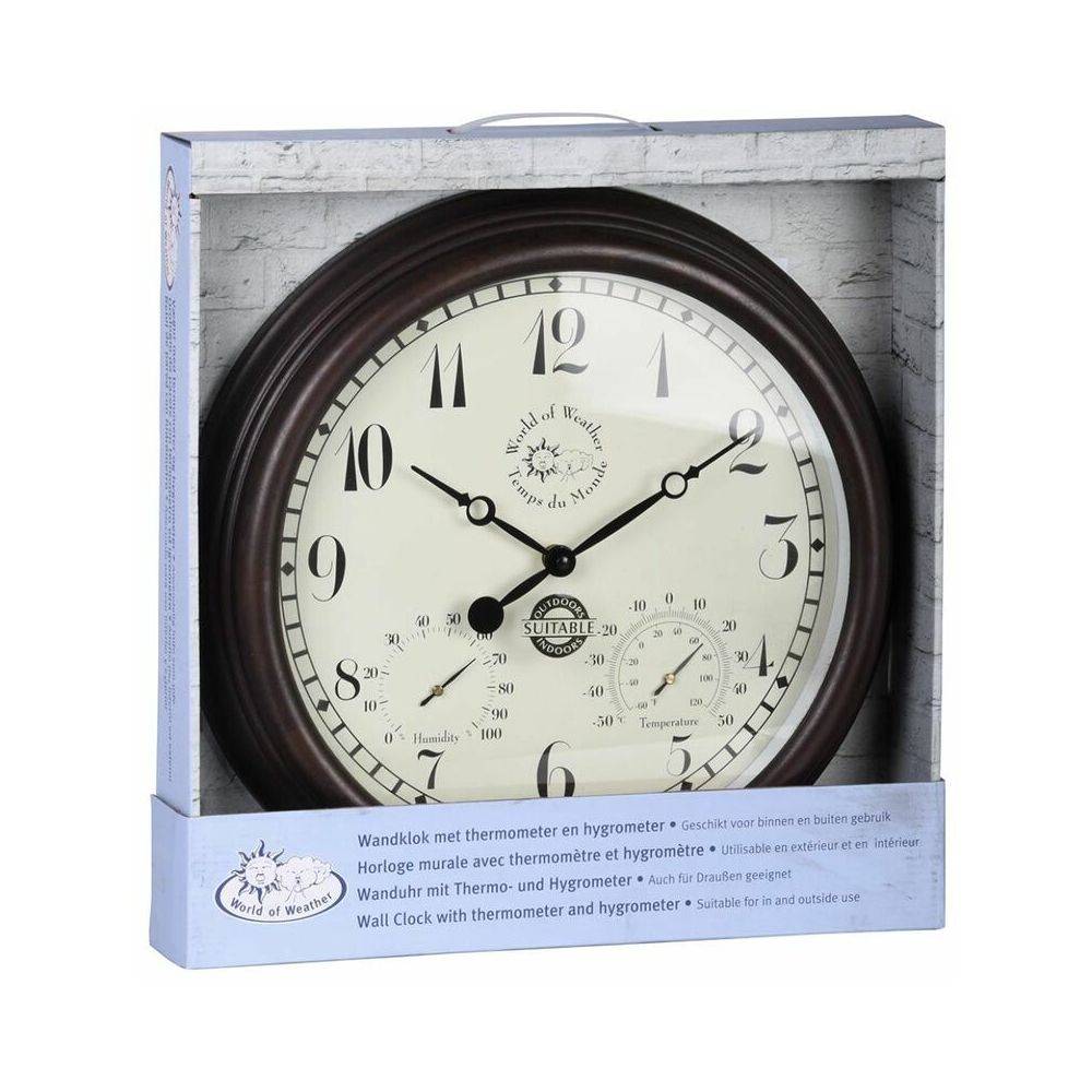 Esschert Design - Horloge thermomètre Hygromètre 38cm - Esschert Design - Image 4