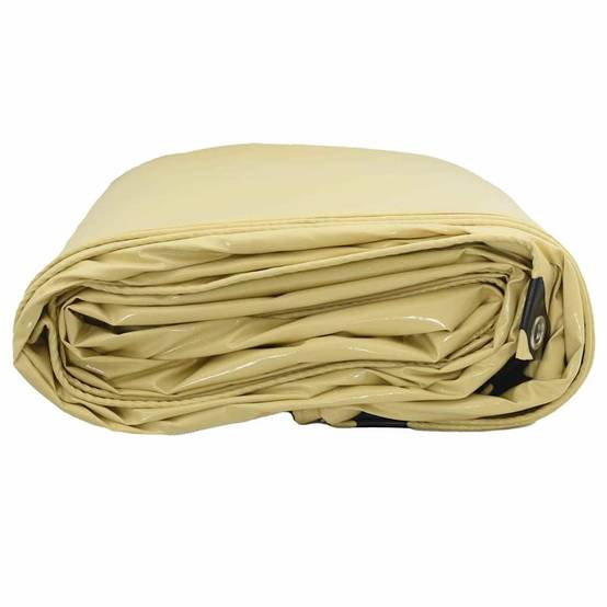 Maison Chic - Bâche de protection | Bâche 650g / m² Beige 2,5 x 4,5 m Toile avec revêtement en PVC Maison Chic - Image 4