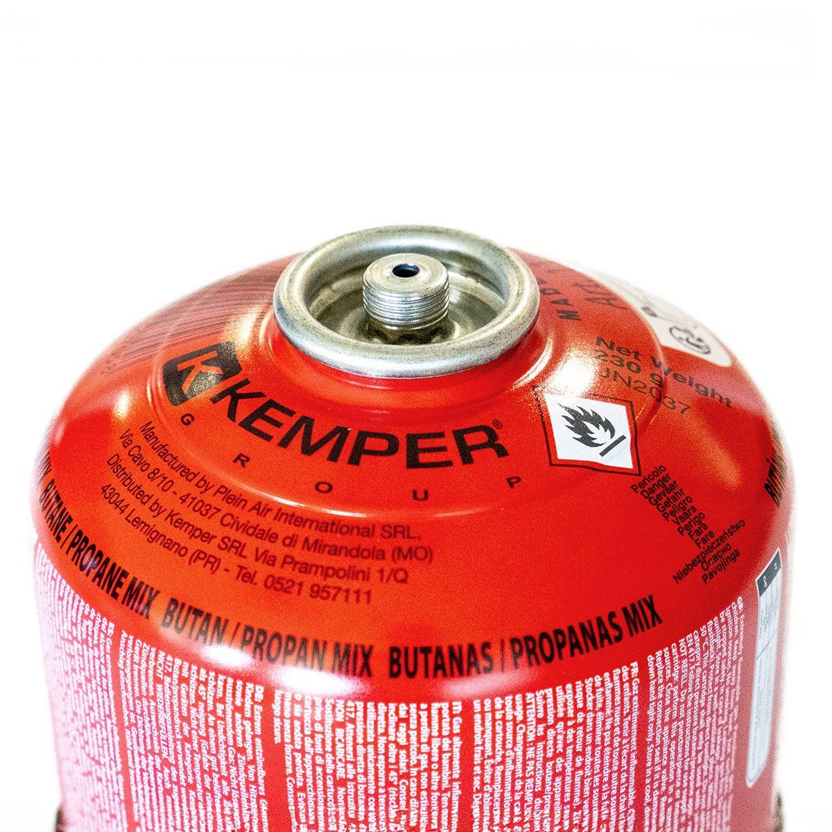Pack 3 Cartouches de gaz 230g Propane/Butane 7/16 Réchaud camping Résistant basses températures EN417 KEMPER - Image 5