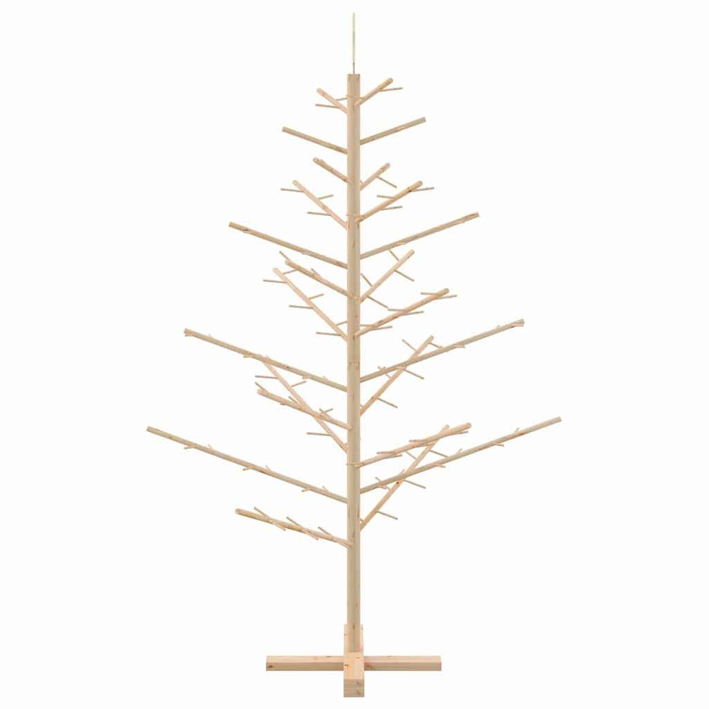 Vidaxl - Arbre de Noël en bois Naturel 150 cm Bois de pin massif vidaXL 42018056 - Image 7
