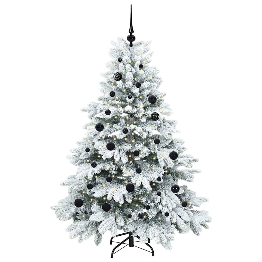 Sapin de Noël | Arbre de Noël artificiel avec 150 LED Blanc 150 cm PE et PVC Maison Chic - Image 3