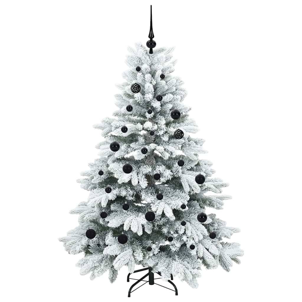 Sapin de Noël | Arbre de Noël artificiel avec 150 LED Blanc 150 cm PE et PVC Maison Chic - Image 4