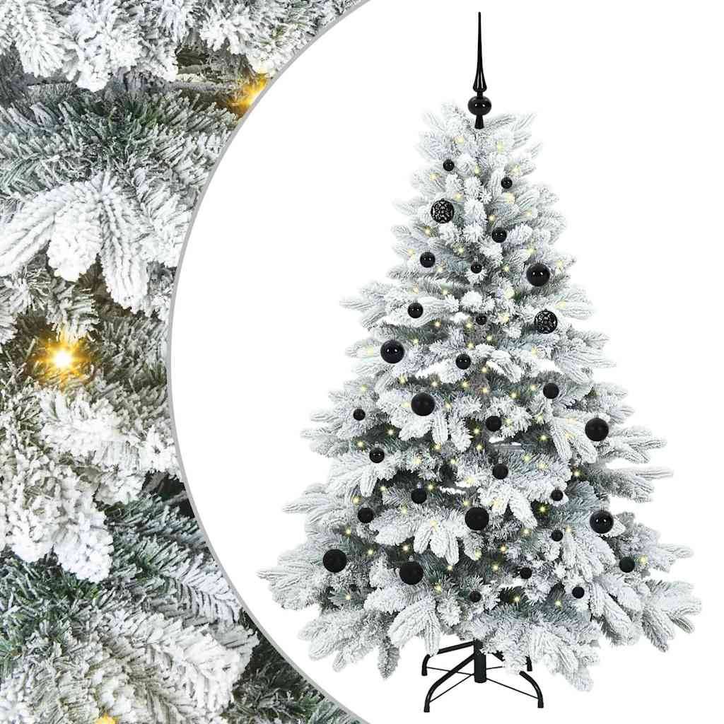Sapin de Noël | Arbre de Noël artificiel avec 150 LED Blanc 150 cm PE et PVC Maison Chic - Image 1