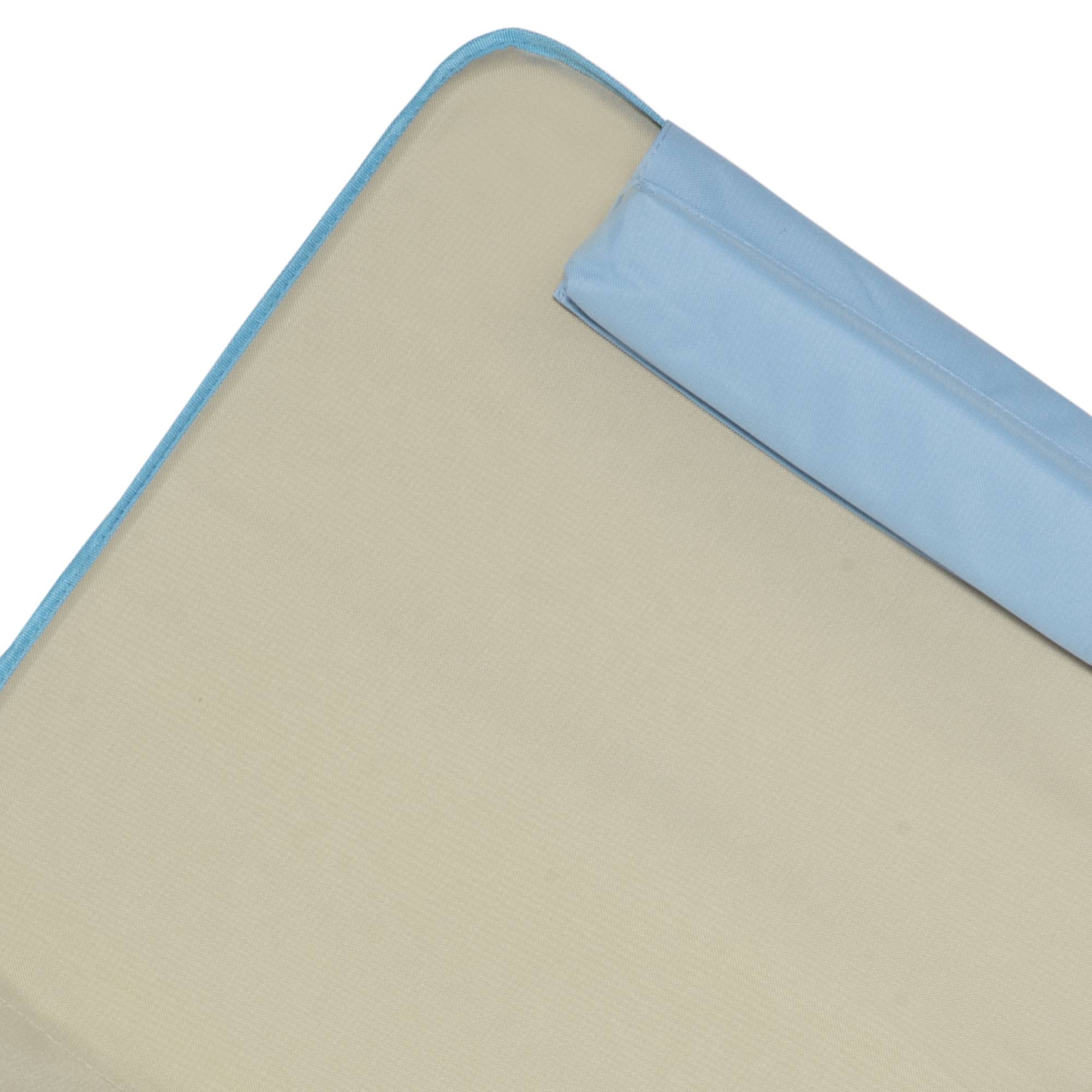 Outsunny - Lot de 2 tapis de plage rembourrés - dossier inclinable 5 positions - sac transport inclus - acier polyester beige - Outsunny - Imagen 8