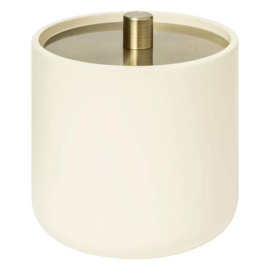Pot à Coton "Duo" 11cm Ivoire - Image 1