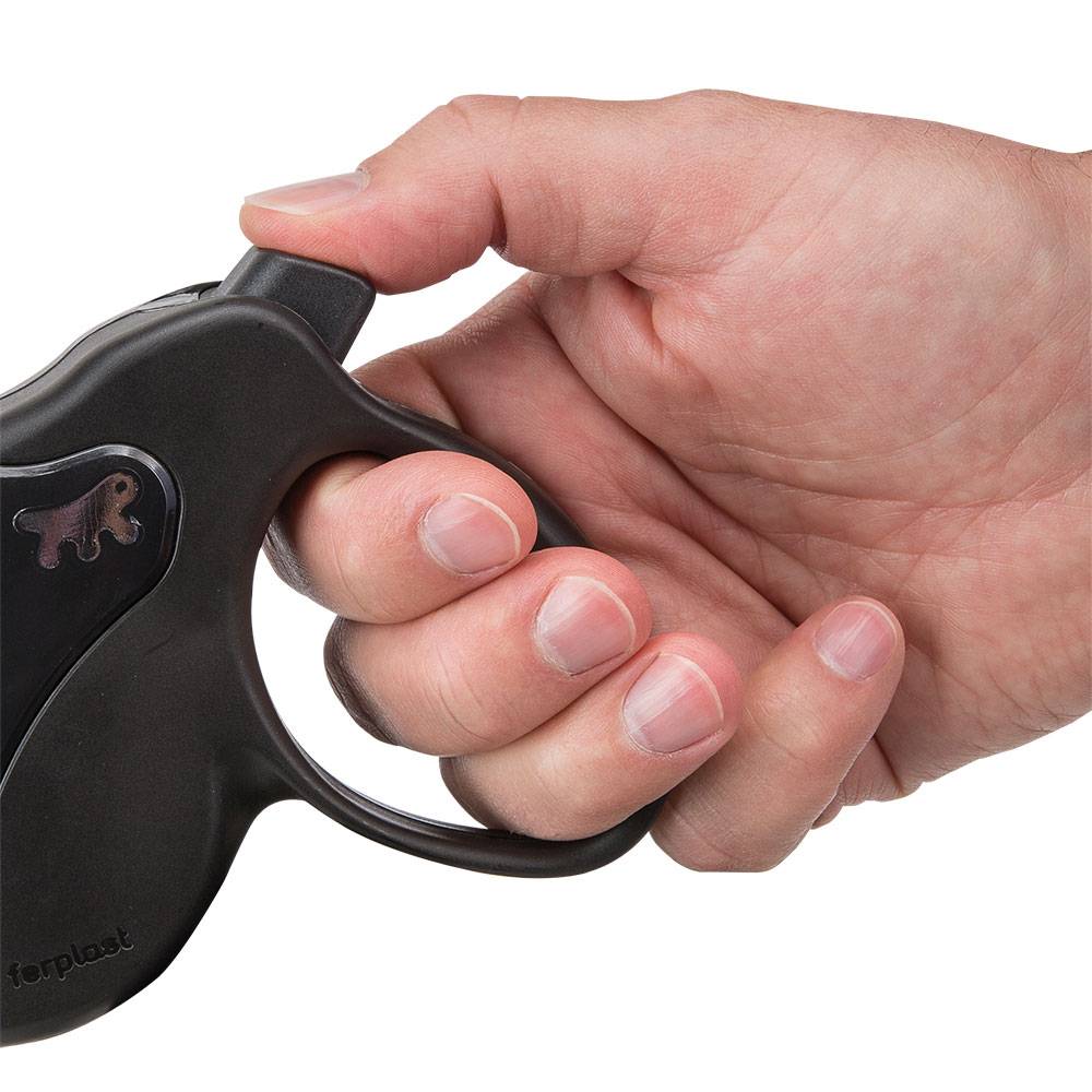 Ferplast - Ferplast Laisse Chien Enrouleur AMIGO MINI, laisse pour petits chiens jusqu'à 12 Kg. Sangle Extensible max 3 m. Bouton de verrouillage et de - Imagen 3