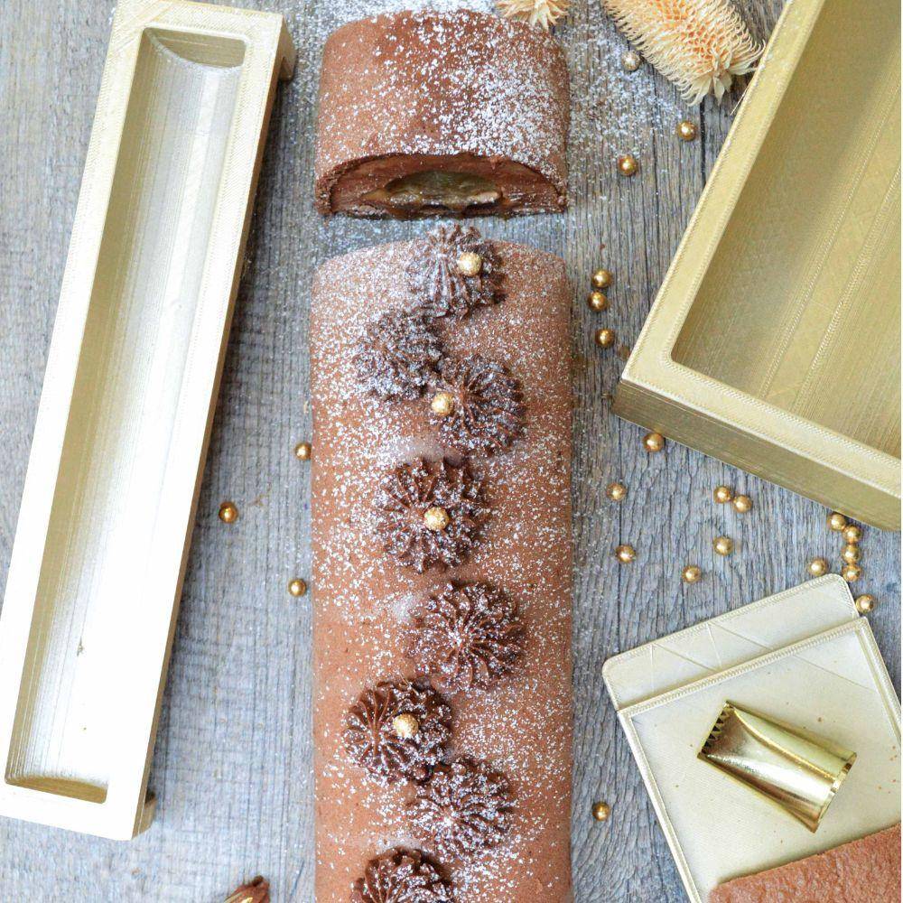 Moule Silicone Insert Bûche 25 cm - Image 3