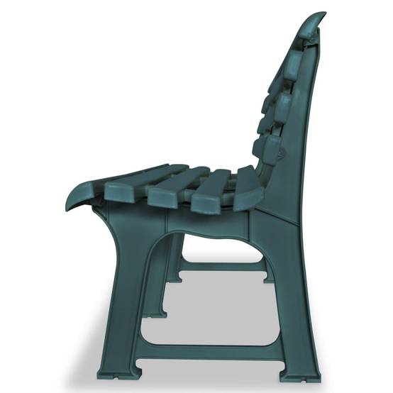 Maison Chic - Banc de jardin | Banquette De Jardin | Banc Extérieur 145,5 cm Plastique Vert Maison Chic - Image 3