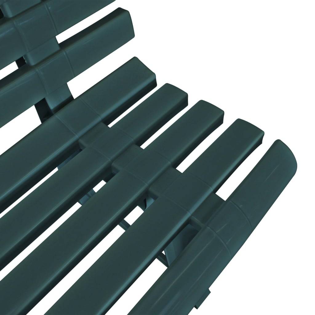 Maison Chic - Banc de jardin | Banquette De Jardin | Banc Extérieur 145,5 cm Plastique Vert Maison Chic - Image 4