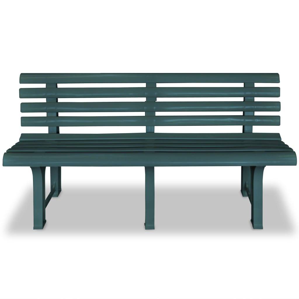 Maison Chic - Banc de jardin | Banquette De Jardin | Banc Extérieur 145,5 cm Plastique Vert Maison Chic - Image 1