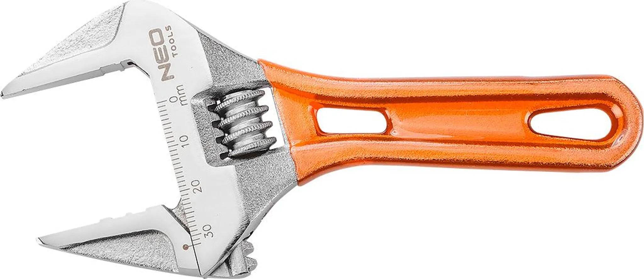Neo Tools - Clés à molette manche metal plastifié 0-32 mm NEO TOOLS - taille 205 mm - NEO TOOLS - Imagen 3