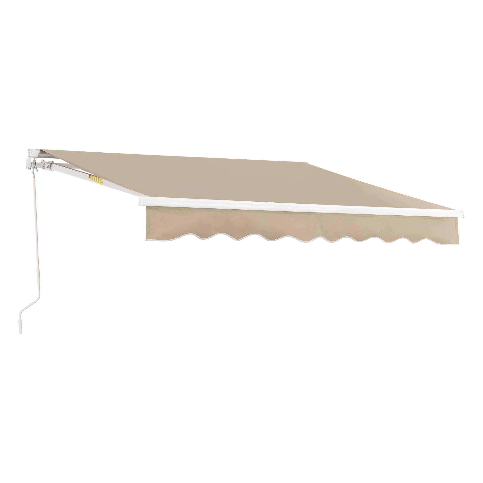 Store Banne Bitonto avec Manivelle 300 x 250 cm Beige [en.casa] - Imagen 1
