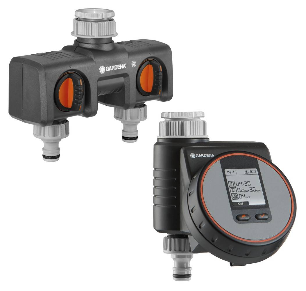 Gardena - Kit programmateur Flex 1890 + Selecteur 2 circuits 8193 Gardena