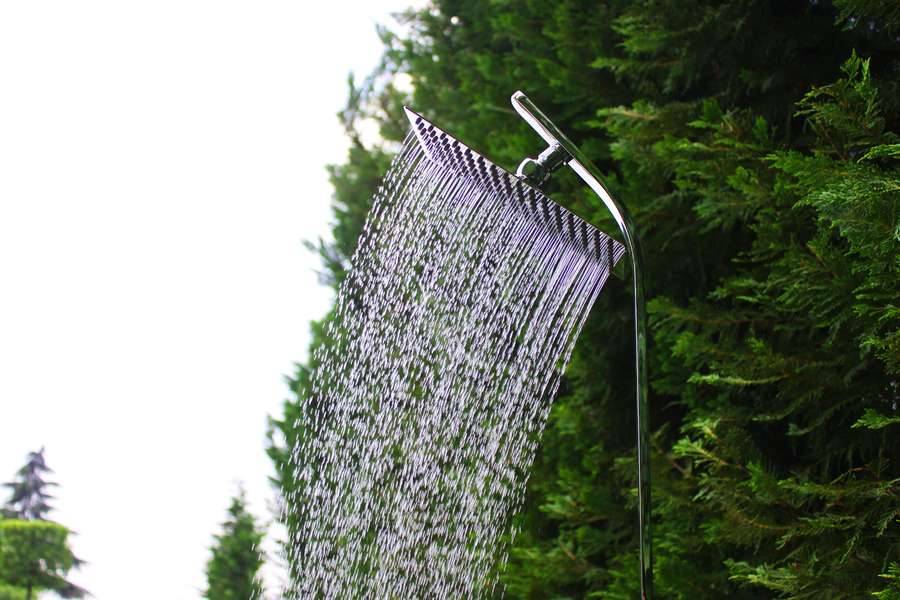 Colortap - Douche de jardin SHOWERPOINT Bleue ciel - 220 cm - Aluminium - Mixeur chaud/froid Colortap - Imagen 3