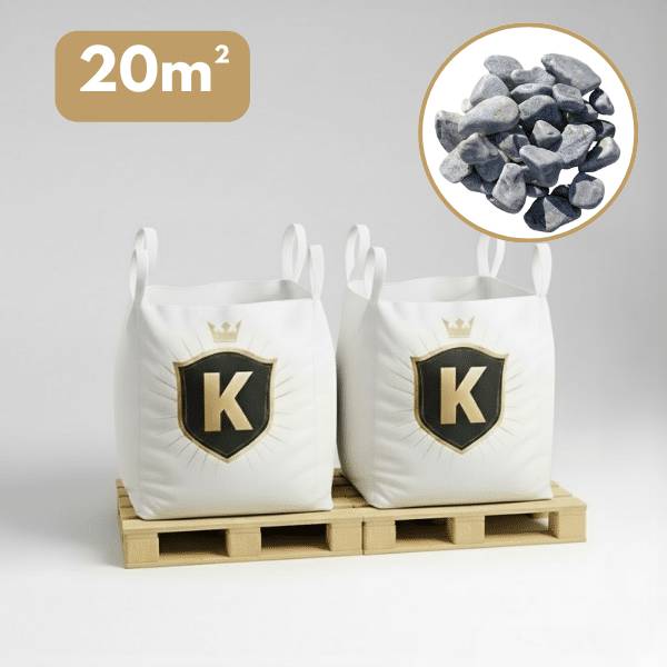 Galet gris bleu 40/60 mm – Pack 2 Big Bag +/- 1,5T – 20 m² - Image 1